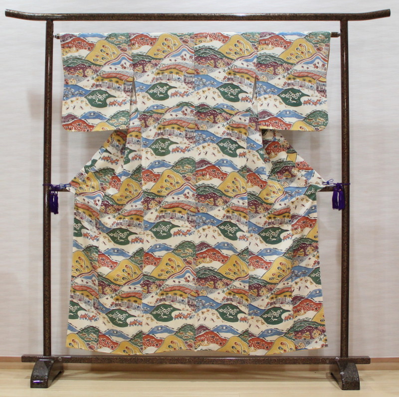 芹沢銈介　絵羽小紋