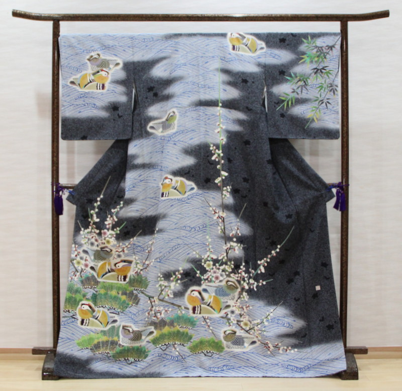 羽田登喜男　訪問着