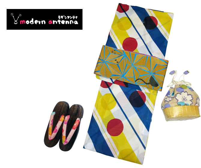 浴衣　モダンアンテナ